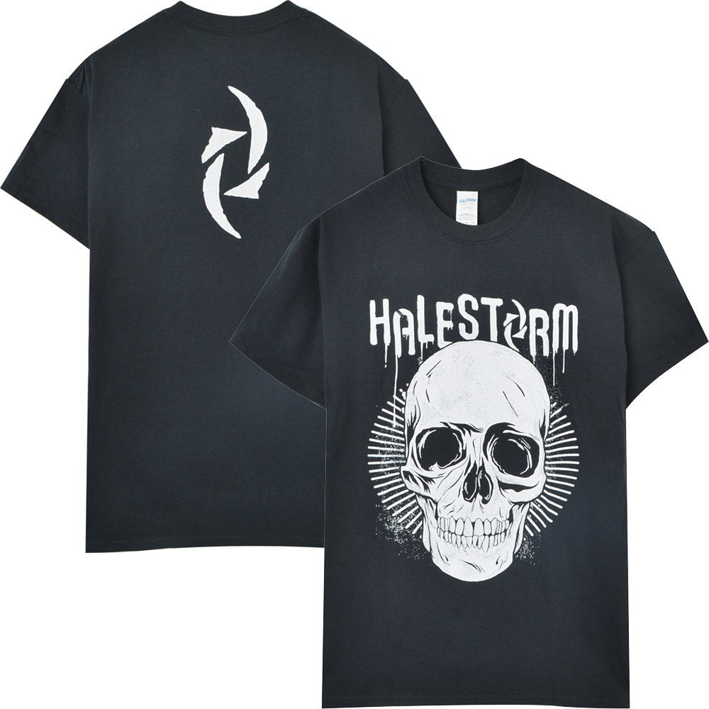 HALESTORM ヘイルストーム - 限定 / HALESKULL / バックプリントあり / ヴィンテージ / Tシャツ / メンズ - PGS
